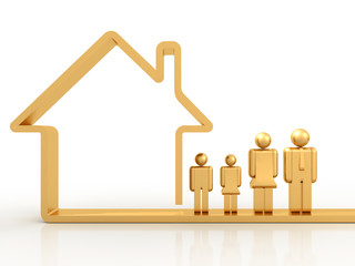 Family and house