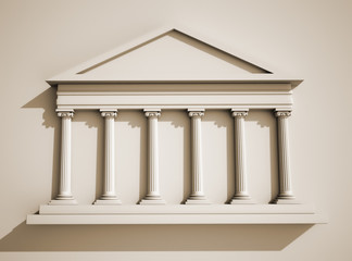 Obraz premium Roman building