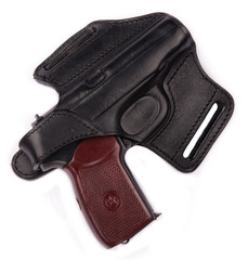 makarov pistol with holster isolated