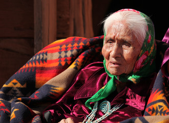 Elderly Native American Woman