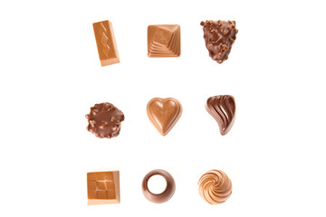sweet chocolate bombon