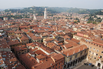 Fototapeta na wymiar panorama z Werony