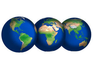 Earth globes