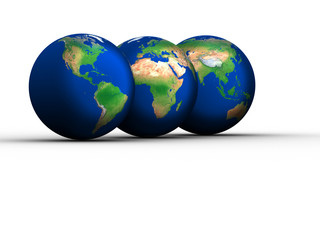 Earth globes