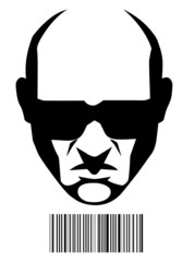 Hitman face and barcode identification