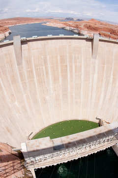 Glen Canyon Dam near Page, Arizona.