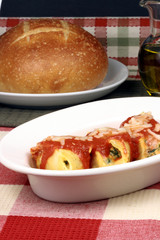 italian pasta shell rolls