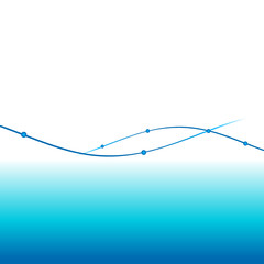 Abstract background wave