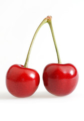 Twin Red Cherries