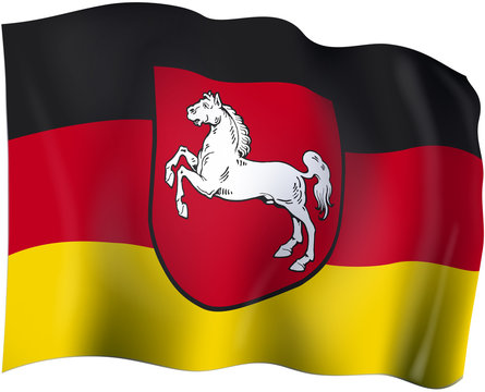 Flagge von Niedersachsen 1
