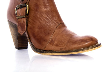  brown high boot