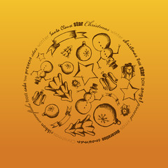 simple christmas icons