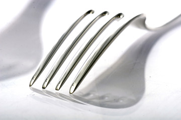 fork isolated on white background