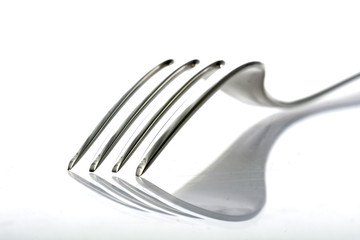 fork isolated on white background