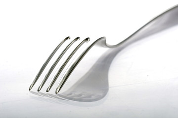 fork isolated on white background