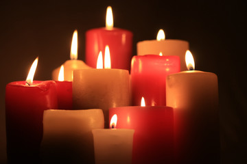 group of candles