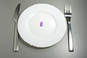 Pink pill breakfast