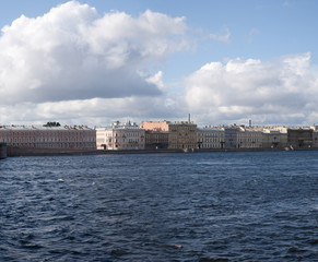 Neva river at St. Petersburg, Russia