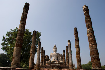 Buddha statue in Sukhothai,Thailand