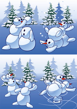 Snowmans (snowballs)