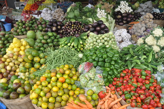 Afrikanischer Gemüsemarkt