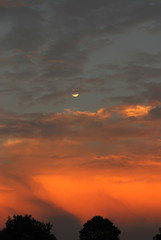 beautiful sunset clouds landscapes