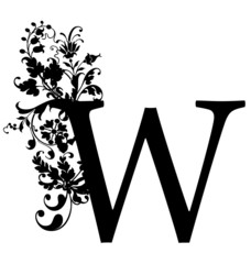 Floral W