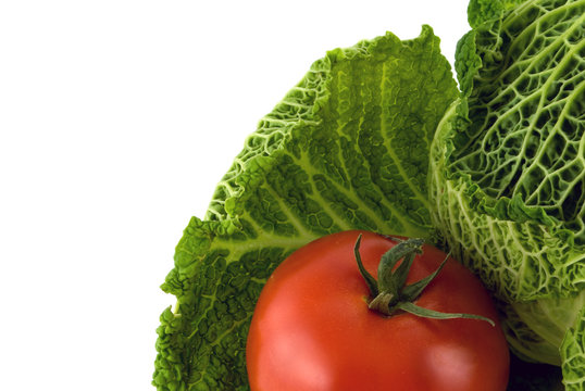 Cobbage and tomato