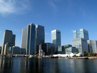 Canary Wharf in London's Docklands
