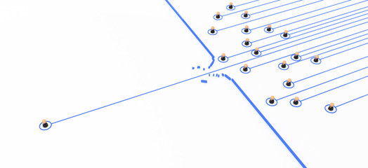 Business Symbols, Line Breakthrough 2