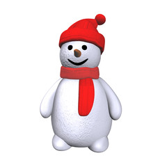 Snowman 3d