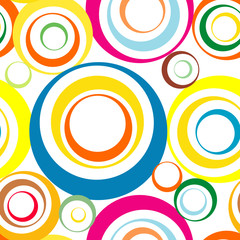 Seamless festive background from circles.