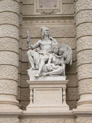 Fototapeta na wymiar Statue Wien