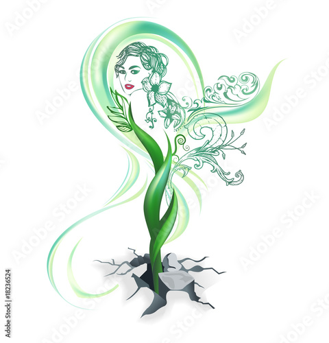 "Tree woman vector" Stock image and royalty-free vector files on