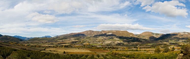 Obraz premium panoramique paysage d'automne