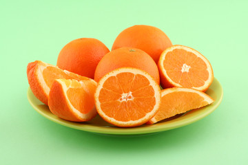 Ripe oranges