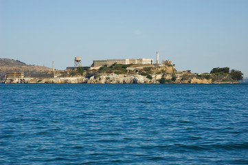 Fototapeta na wymiar Alcatraz island in San Francisco California