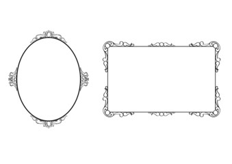 Black vintage frames