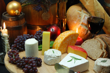 Christmas Cheese Platter