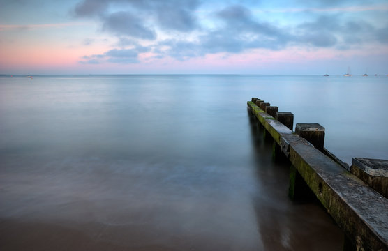 Calm sea, Swanage in Dorset