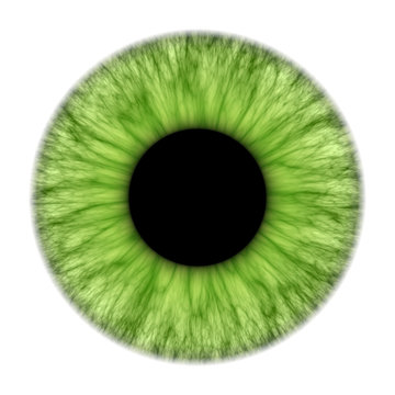 green iris