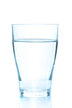 Clean glass of still water