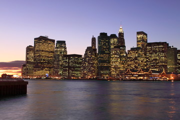 Plakat New York skyline