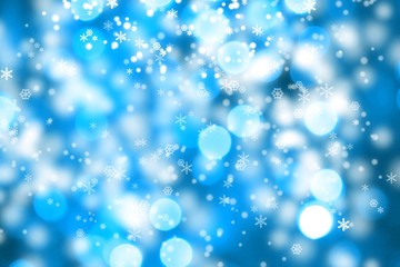 Abstract background of christmas lights