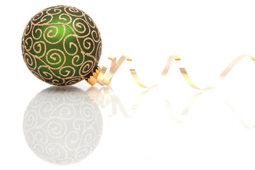 Green Christmas bauble