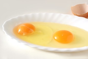 raw eggs