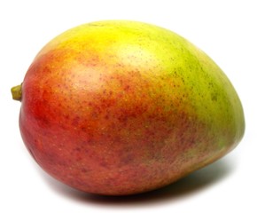 Fruit mango on white
