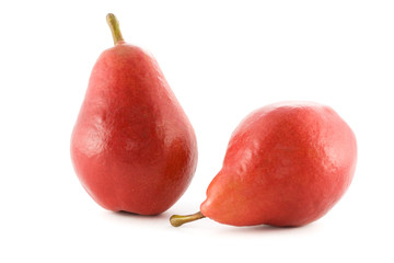 Pears isolated on white