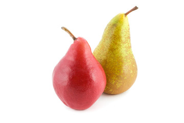 Pears isolated on white background