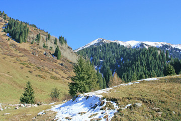 Mountain landscape, Central Asia, Kazakhstan